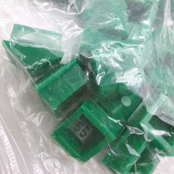 Sealed Monopoly Houses Hotels Plastic Vintage Replacement Game Piece Cupcake Top - Picture 3 of 5